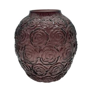 Vase maia rustic brown h20 d18cm (cc)