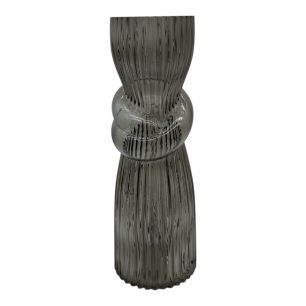 Vase melia grey h30 d10cm (cc)