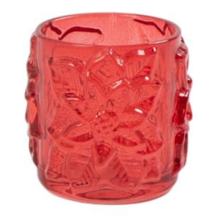 Photophore Marisol corail h8 d8,5cm