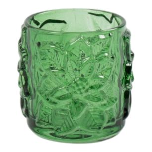 Photophore Marisol vert h8 d8,5cm