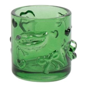 Photophore Aurelia vert h8 d8,5cm