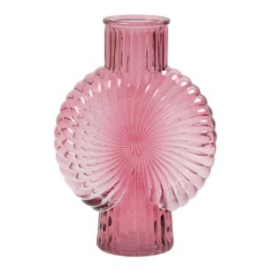 Vase Orlena rose h20,5 d7cm