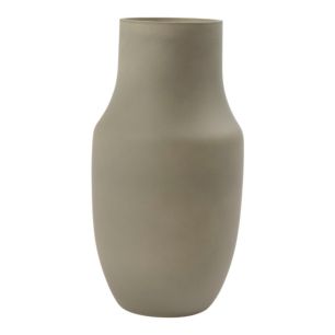 Vase Mira beige h28 d15cm (cc)