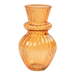 Vase Lysara orange h18 d11cm
