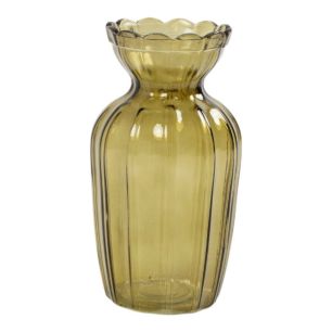 Vase Aveline vert h20 d10,8cm