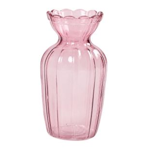 Vase Aveline rose h20 d10,8cm