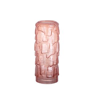 Vase Solstice beige h29 d12cm (cc)