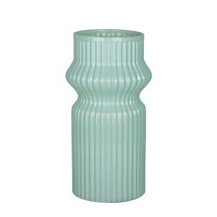 Vase Roselle blue h20,5 d11cm (cc)
