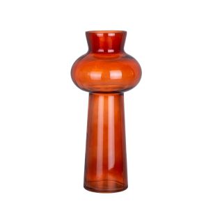 Vase Nero orange h29 d13cm (cc)
