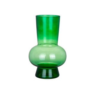 Vase Aloé green h17,5 d12cm (cc)