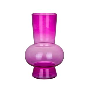 Vase Aloé purple h17,5 d12cm (cc)