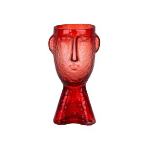Vase Jamy coral pink h23 d11cm (cc)