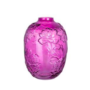 Vase Cassis purple h25 d18cm (cc)