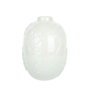 Vase Cassis beige h25 d18cm (cc)