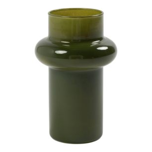 Vaas Max olijfgroen h18 d12cm