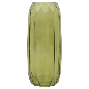 Vase Bram olive h27 d8,5x11,7cm (cc)