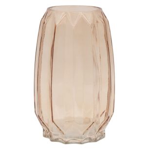 Vase Noud beige h20 d8,5x12,5cm (cc)