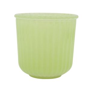 Vase Sten laiteux rose h13,7 d13,8cm