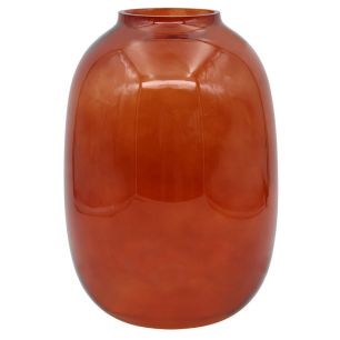 Vase Koen sienna h25 d8x17cm (cc)