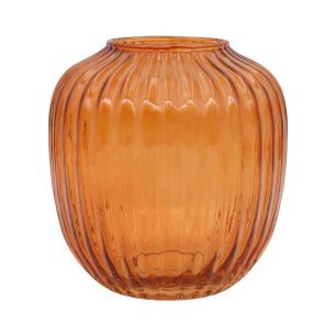 Vase Sven ocre h14,5 d8x14cm