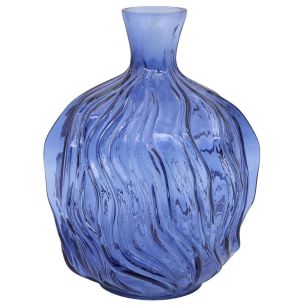 Vase Jens denim blue h18,3 d4,2x13,5cm (cc)