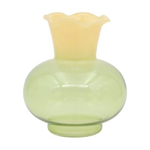Vase Boaz laiteux anis pistache h19,5 d11,7x17cm