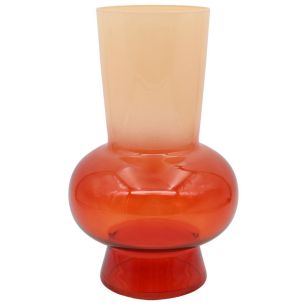 Vase Rune milky peach melon h27 d10,8x17,5cm (cc)