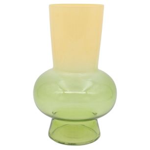 Vase Rune milky anise pistachio h27 d10,8x17,5cm (cc)