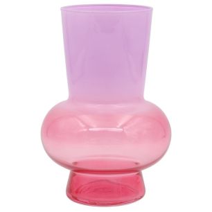 Vase Rune milky lavender pink h18 d8,5x12cm (cc)