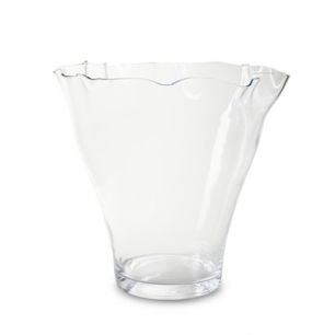 Vase 'wavy' h50 d57 - ohne Aufkleber