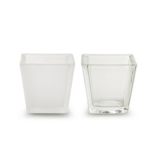 Square 'wytse' 2-ass. 6.5x6.5x6 cm