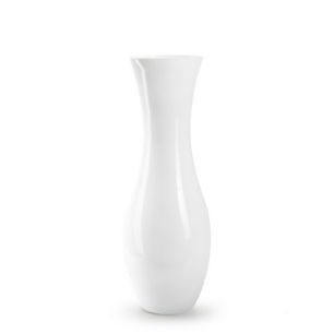 Vase 'sylvana' white shiny h50 cm