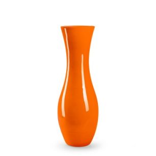 Vase 'sylvana' orange shiny h50 cm