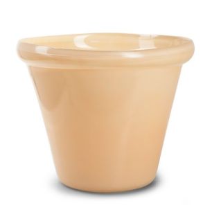 Glaspot 'wes' roze glanzend h23 d29 cm