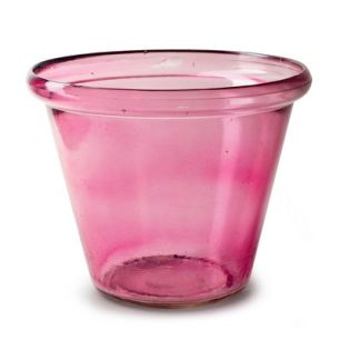 Glaspot 'wes' fuchsia h23 d29 cm
