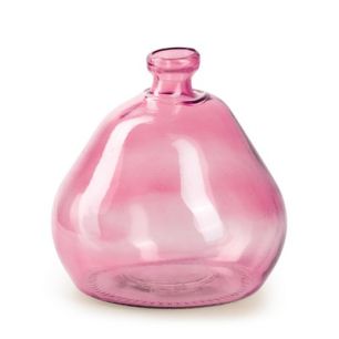 Bottle 'saar' fuchsia h18 d17 cm