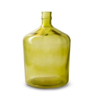 Bottle 12 liter 'jacobus' green h38 d25 cm
