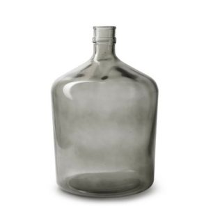 Bottle 12 liter 'jacobus' smoke h38 d25 cm