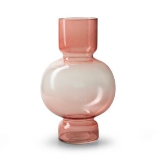 Vase 'selino' pink h24 d15 cm