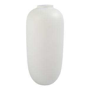 Zzing vase 'magret' matt white h40 d19 cm 