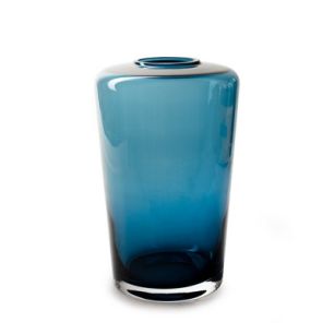 Zzing vase cc 'adrienne' dark blue h18 d11.5 cm