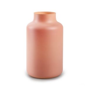 Eco vase 'gigi' matt pink h25 d14,5 cm
