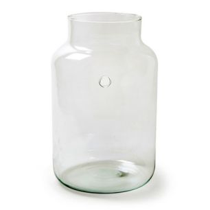 Eco vase 'gigi' with hole h30 d19 cm
