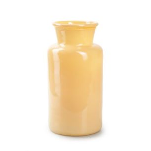 Vase 'braxton' beige h20 d10 cm