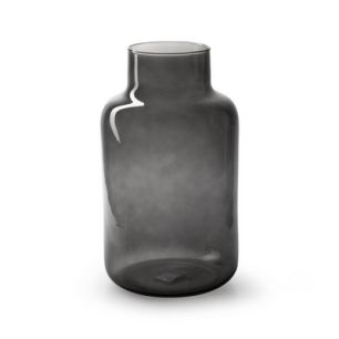 Eco vase 'gigi' smoke h25 d14,5 cm