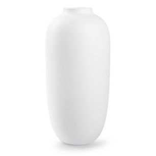 Vase 'magret' matt white h40 d19 cm 