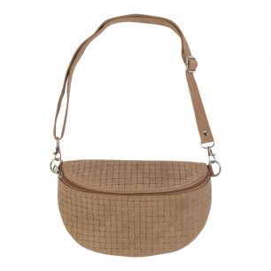 Fanny Pack weave brown 25x17cm (bos taurus taurus)