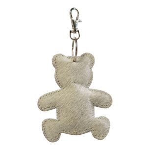 Keychain bear grey 10cm (bos taurus taurus)