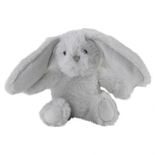doudou lapin gris 16cm