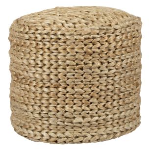 handmade jute pouf Ø40cm